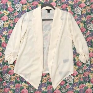 Brand New Sheer Cream blazer